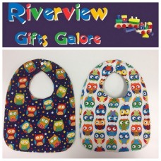 Reversible Bib - Owls Reversible Bib - Owls